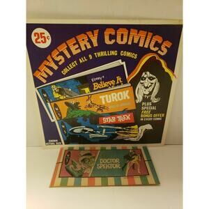 Vintage Dan Curtis Giveaway Mini Comic New Old Stock#7 Dr Spector